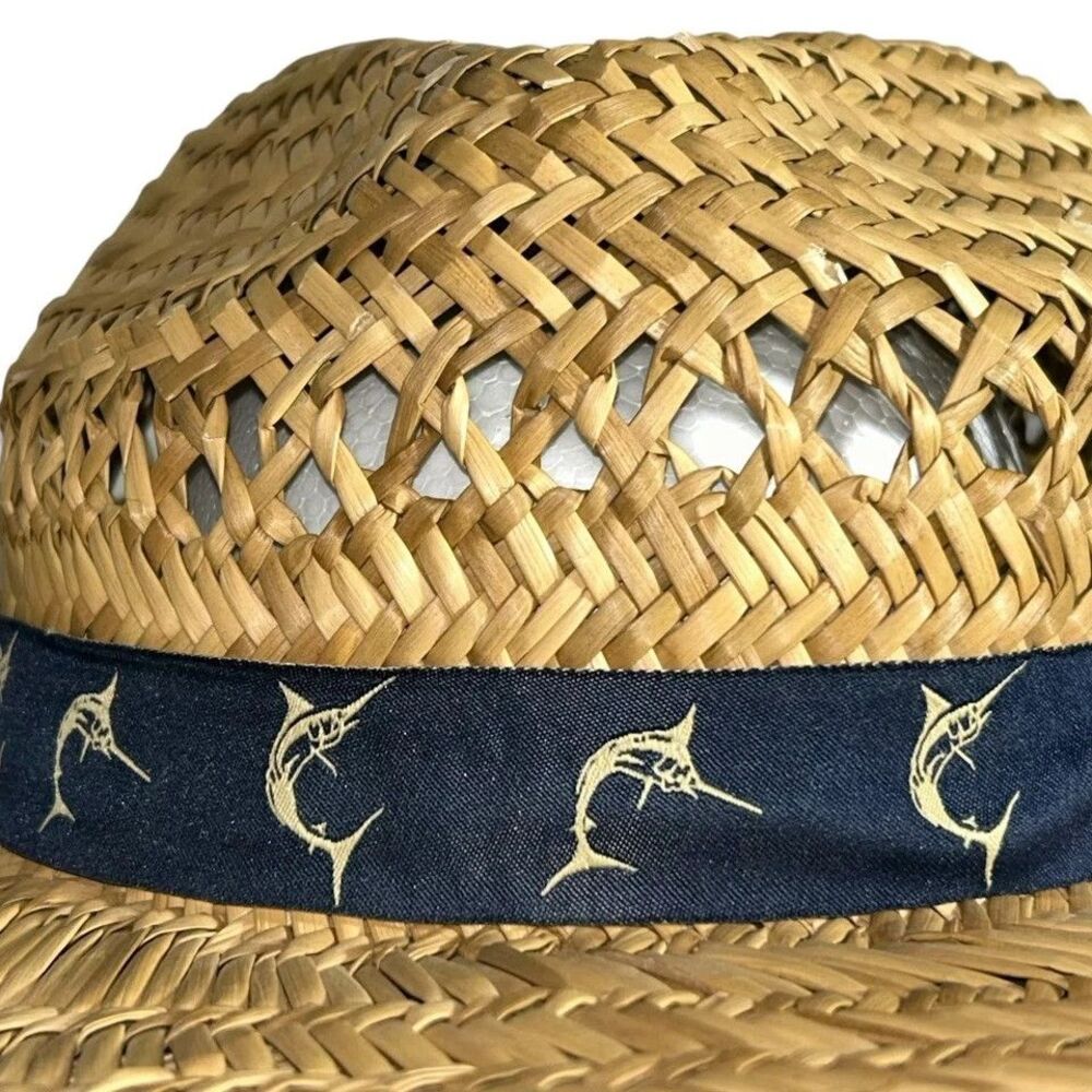 Shade Shack Large Wide Brim Beach Hat Adjustable Strap Outdoor Summer Mens - Picture 10 of 14